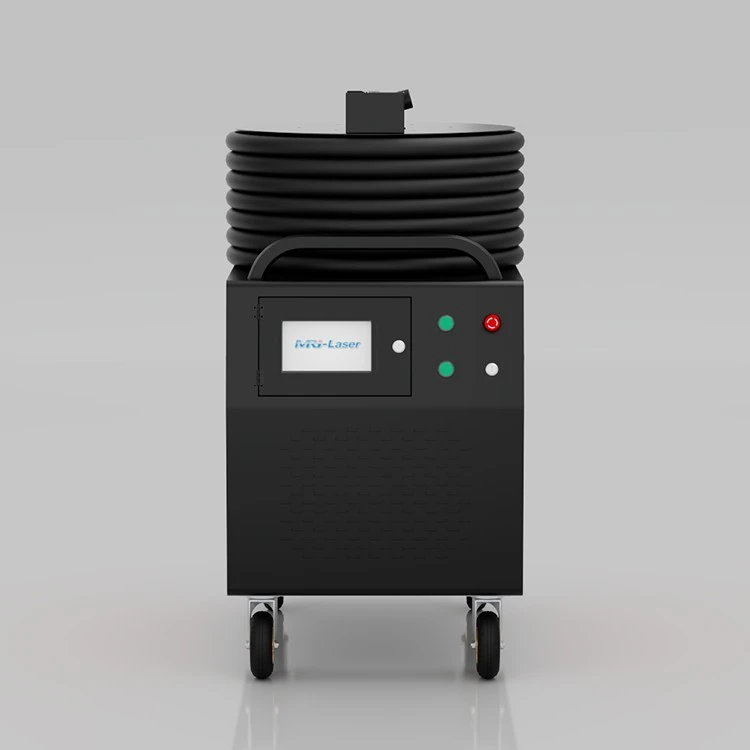 Strengthening Chassis Industrial Yellow Outdoor 500W Air-cooled Laser Cleaning Machine